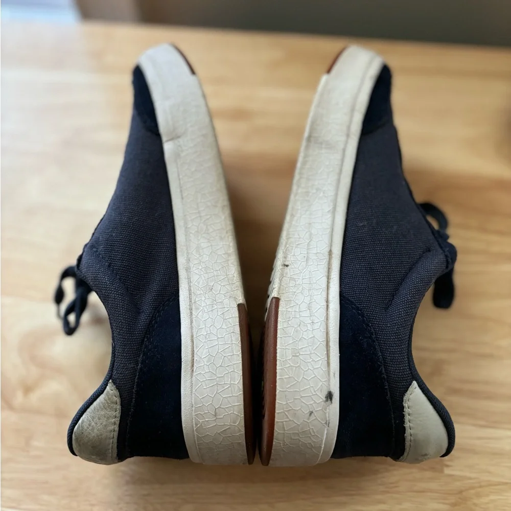 Kizik Prague Athletic Shoes Sneakers Women 9 Men 7.5 Dusk Blue Canvas Ha…